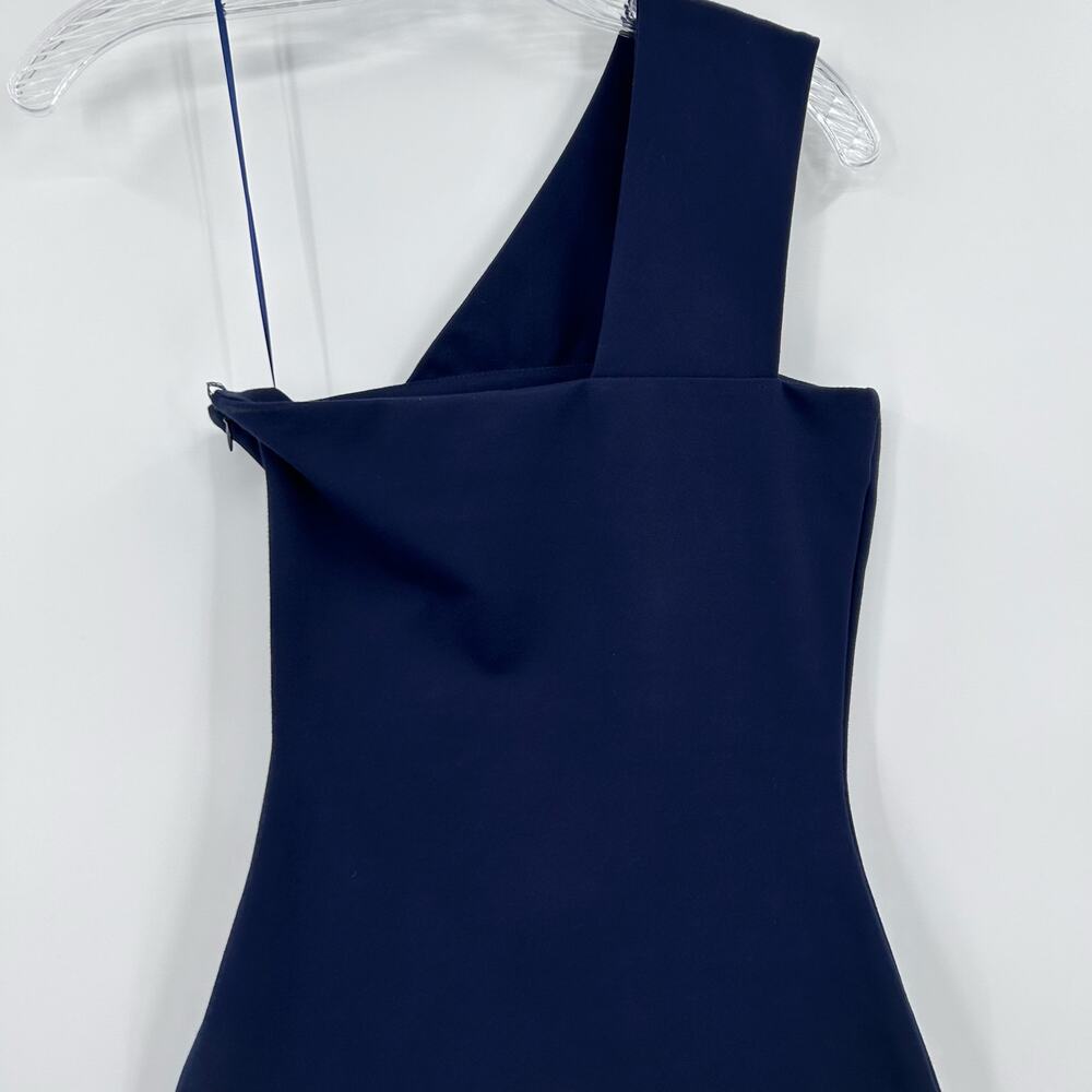 Superdown Rockie One Shoulder Mini Dress Navy XS Bodycon Revolve Cocktail Club - Picture 10 of 11